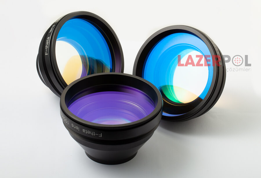 110mm x 110mm Fiber Lazer F-theta Tarama Lensi