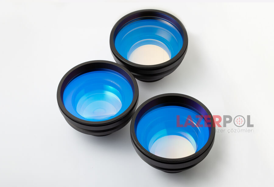 70mm x 70mm Fiber Lazer F-theta Tarama Lensi
