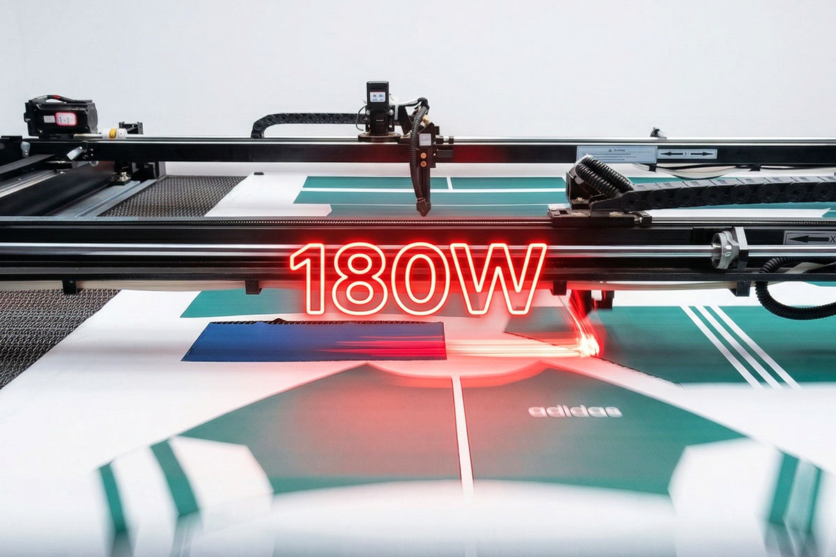 180W CO₂ lazer kesim makinesi ile yüksek güçte stabil ve hassas kesim performansı